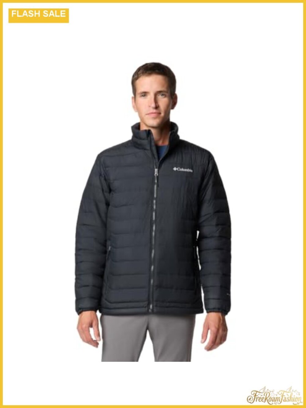Men's Powder Lite II Insulated Quilted Hooded Active Performance Jacket